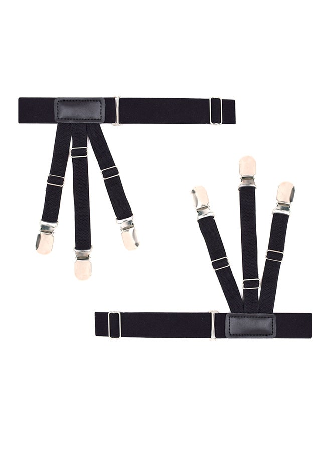 Soko Mesh Pair Of Shirt Holder Black - Image 1