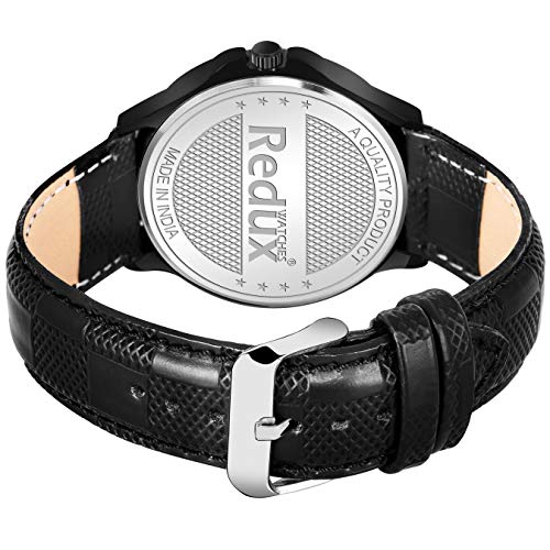 REDUX Analog Black Dial Black Colored Strap Watch for Men's & Boy's RWS232S - Image 3