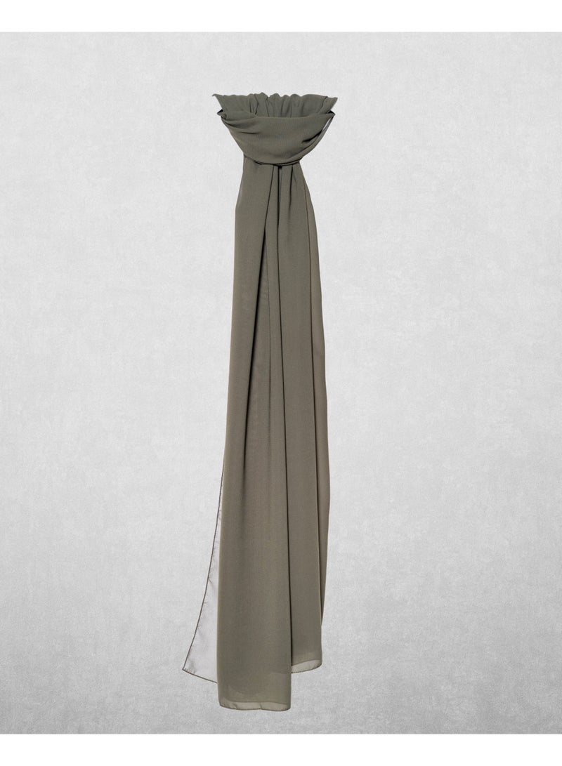 Overlay CHIFFON HEADSCARF - EGGSHELL - Image 4
