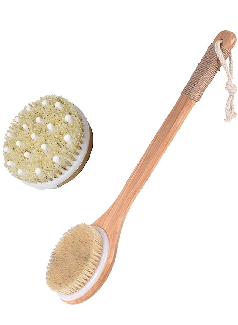 ORiTi طقم فرشاة الجسم 2 قطعة للتدليك الرطب أو الجاف - Image 1