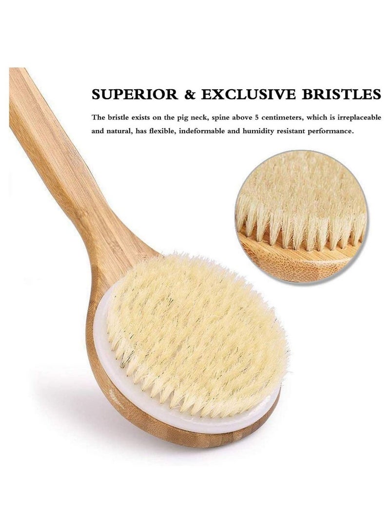 ORiTi طقم فرشاة الجسم 2 قطعة للتدليك الرطب أو الجاف - Image 3