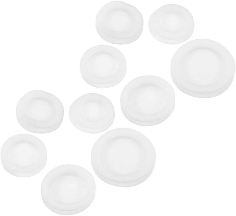 White Rubber Stoppers Plugs For Piggy Bank Coin Bank Hole Sealing - Image 1