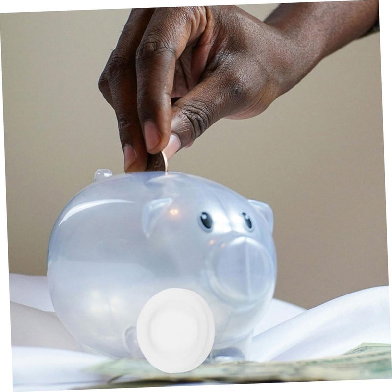 White Rubber Stoppers Plugs For Piggy Bank Coin Bank Hole Sealing - Image 5
