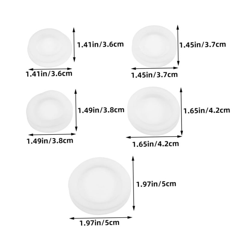 White Rubber Stoppers Plugs For Piggy Bank Coin Bank Hole Sealing - Image 3