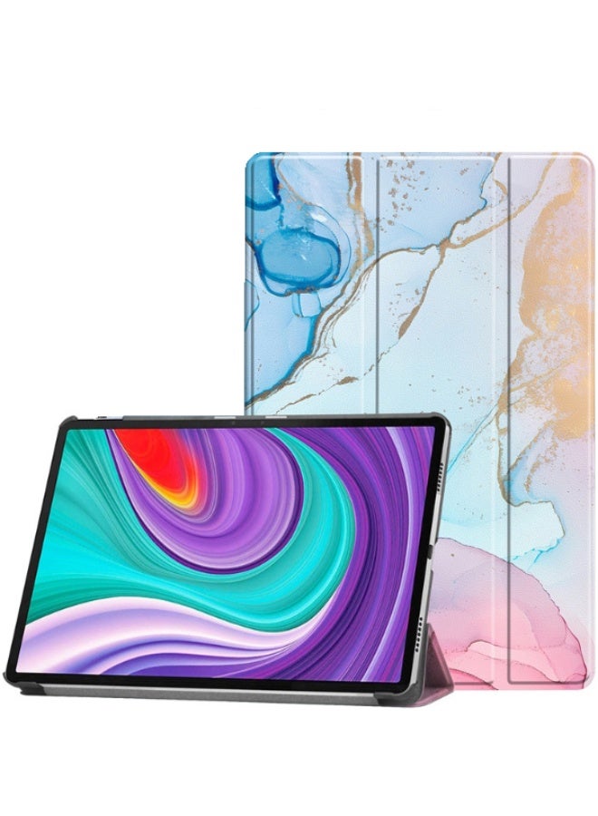 for Samsung  Galaxy Tab Pad S9 Ultra / S8 Ultra, Auto Wake/Sleep, Comfortable Skin Touch, Hard Shell Trifold Stand Protective Cover - Image 1