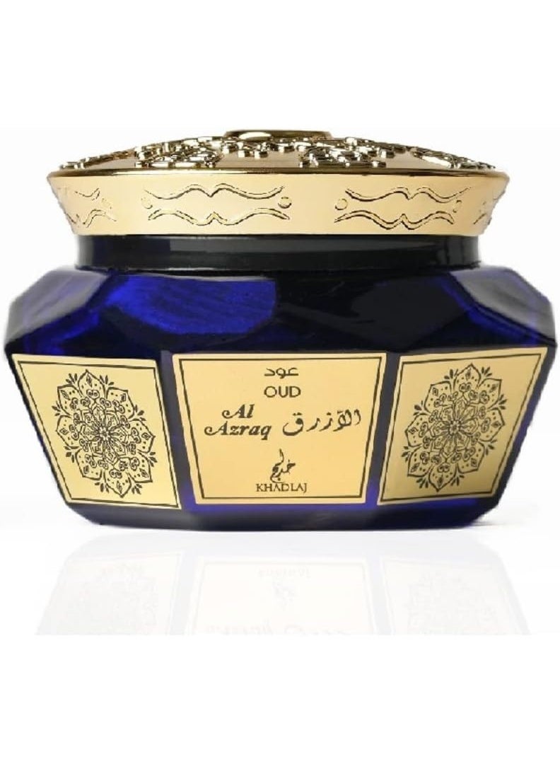 KHADLAJ Oud Al Azrak – Premium Incense (Bakhoor) 40g - Image 1