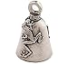 Guardian Bell Guardian Bell Tree Frog Good Luck Motorcycle Bell or Key Ring, silver, 1.5 inch - Image 2