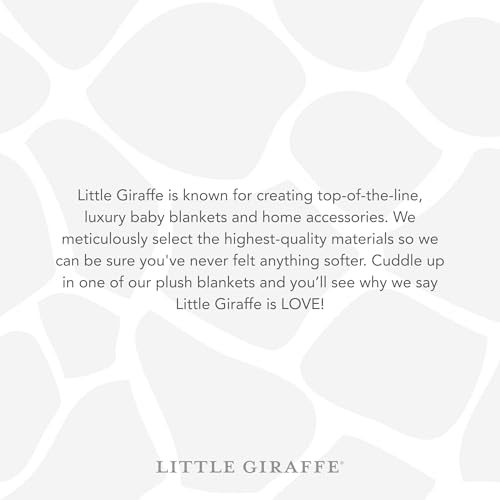 Little Giraffe Baby Blanket - Velvet Soft Blanket with Satin Trim - Baby Stroller Blanket - Newborn Baby Essentials & Baby Gifts - 29x35" - Pink - Image 5