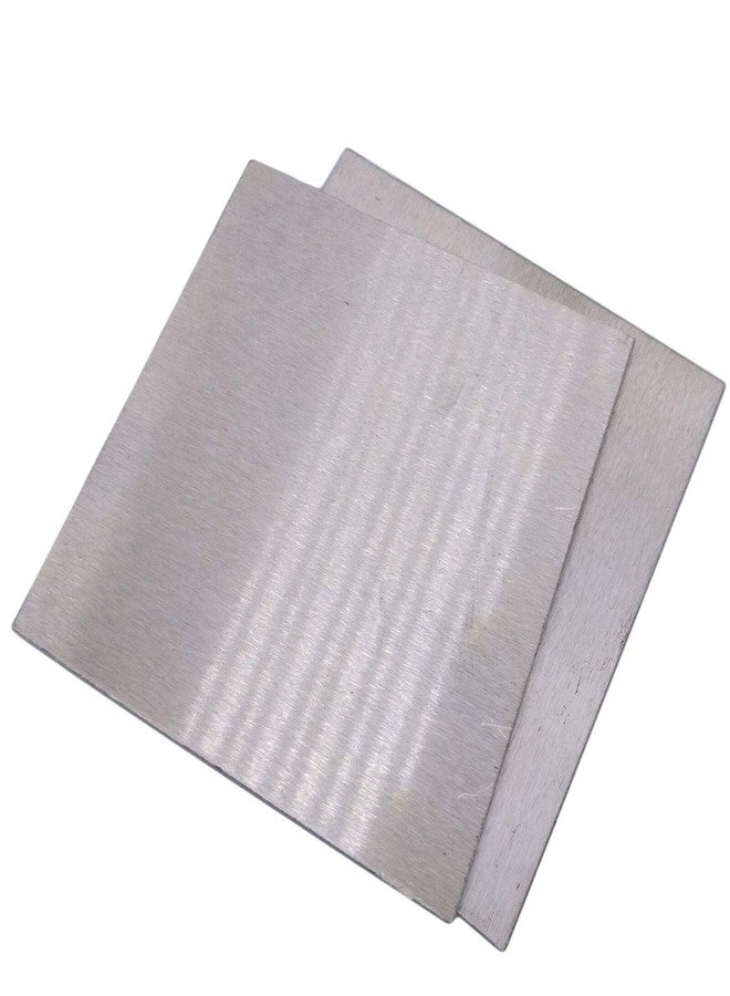 Yodaoke 2pcs Magnesium Alloy Sheet AZ31B Plate Silver 1 x 100 x 100mm - Image 2