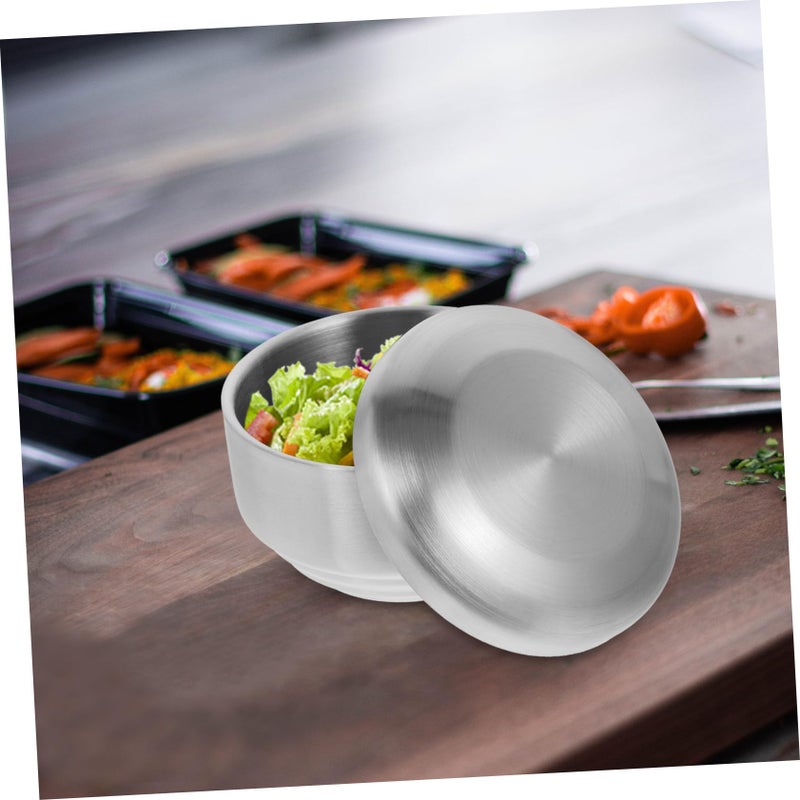 Insulated Stainless Steel Lunch Bowl With Lid For Kids Salad Snack Food Storage - Image 4