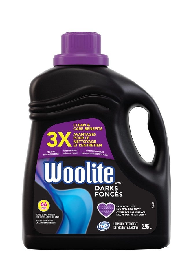 Woolite Darks, Laundry Detergent, Mega Value Pack, 2.96 L, With Colour Renew - Clothes Look New Longer 1 Count, 66 Loads - Image 1