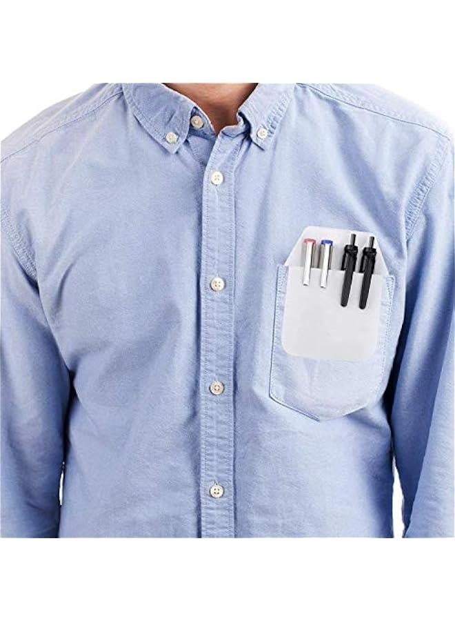 10PCS White Pocket Protector for Pen Leaks, for Office, School, Hospital, Business Conference - Image 3