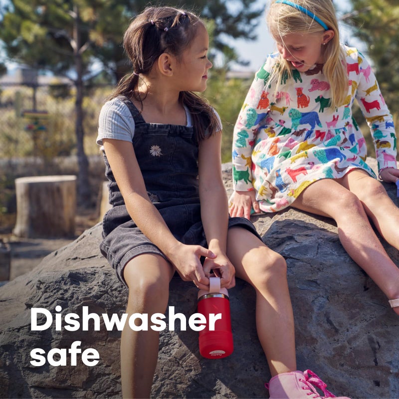 Hydro Flask 12 Oz Kids Wide Mouth Straw Cap and Boot Seaspray - Image 3