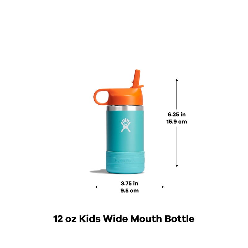 Hydro Flask 12 Oz Kids Wide Mouth Straw Cap and Boot Seaspray - Image 5