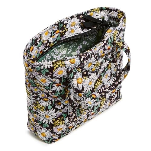 Vera Bradley Cotton Mini Vera Tote Bag, Daisies White, One Size - Image 2