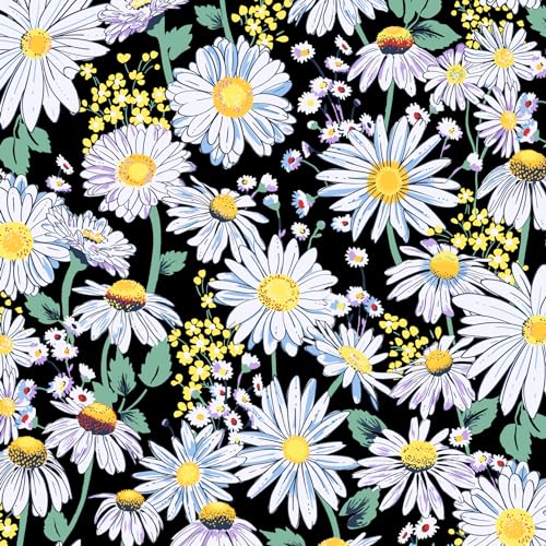 Vera Bradley Cotton Mini Vera Tote Bag, Daisies White, One Size - Image 5