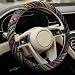 Hbxdeco Boho Steering Wheel Cover Ethnic Style Car Steering Wheel Cover Protector AntiSlip Flax Cloth Cover Universal Fits 14515 Inch Steering Wheel Interior Car AccessoriesA Style - Image 2