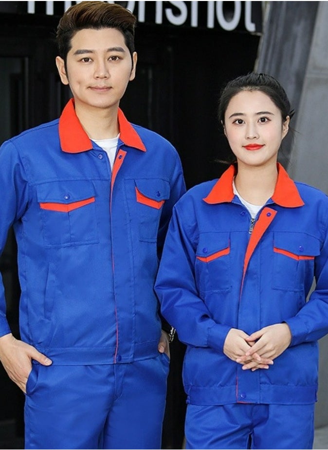 Gasin - Cotton overalls suit wear-resistant thickened overalls workshop labor protection overalls - Image 1