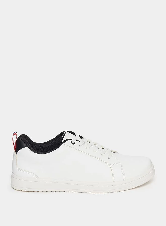 Styli Pull Tab Comfort Lace Up Sneakers