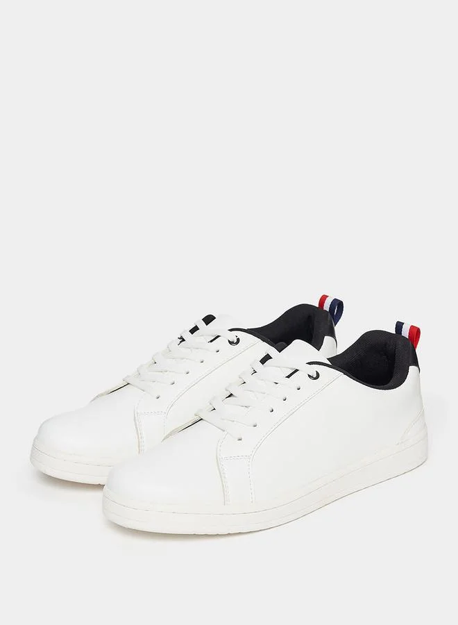 Styli Pull Tab Comfort Lace Up Sneakers