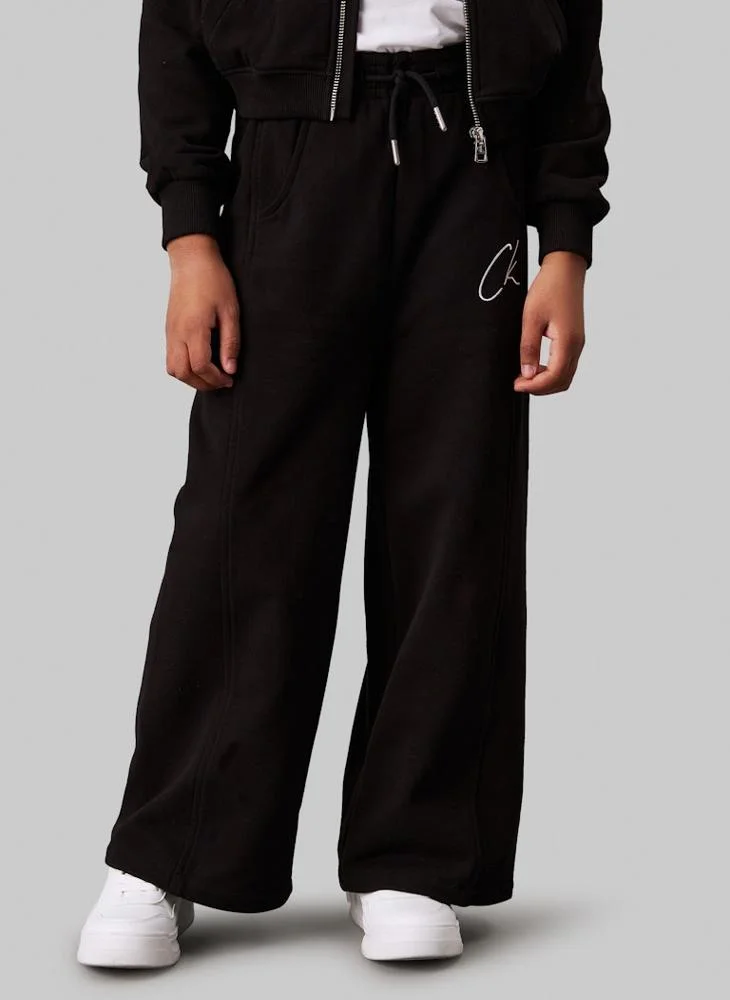 Calvin Klein Jeans Youth Wide Leg Sweatpants