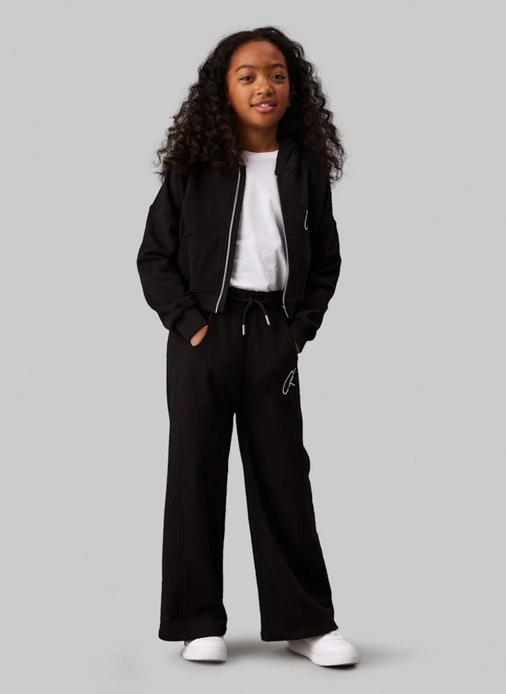 Calvin Klein Jeans Youth Wide Leg Sweatpants