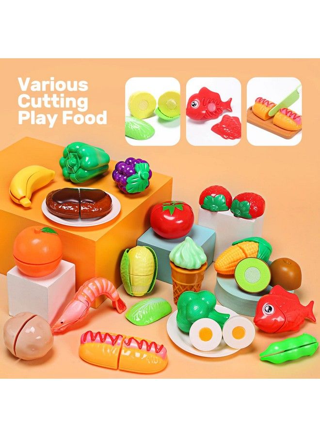 Cute Stone Play Kitchen Accessories Toy Play Food Sets For Kids Kitchen Toddler Kitchen Set For Kids With Play Pots Pans Kids Kitchen Playset Play Kitchen Toys For Girls Boys - Image 4