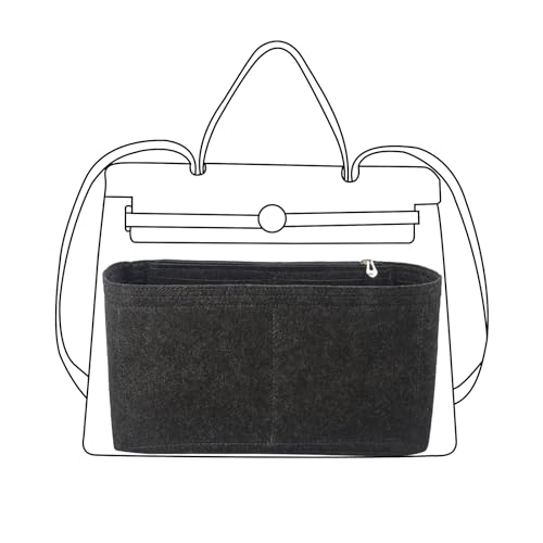 Lckaey Hermes Birkin 31 Purse Organizer - Felt Insert Bag Organizer for Women - Black - Image 1