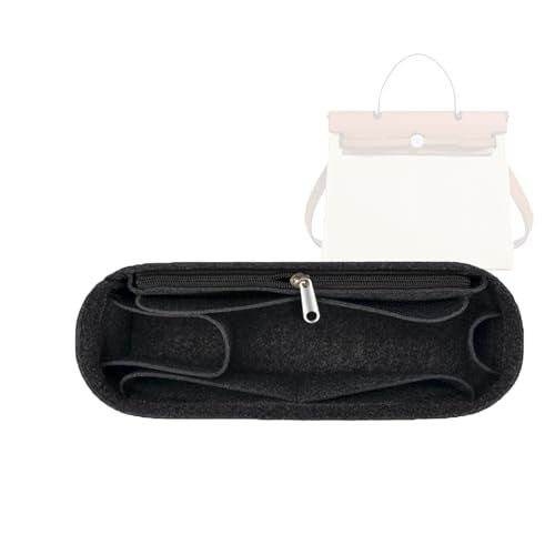 Lckaey Hermes Birkin 31 Purse Organizer - Felt Insert Bag Organizer for Women - Black - Image 2