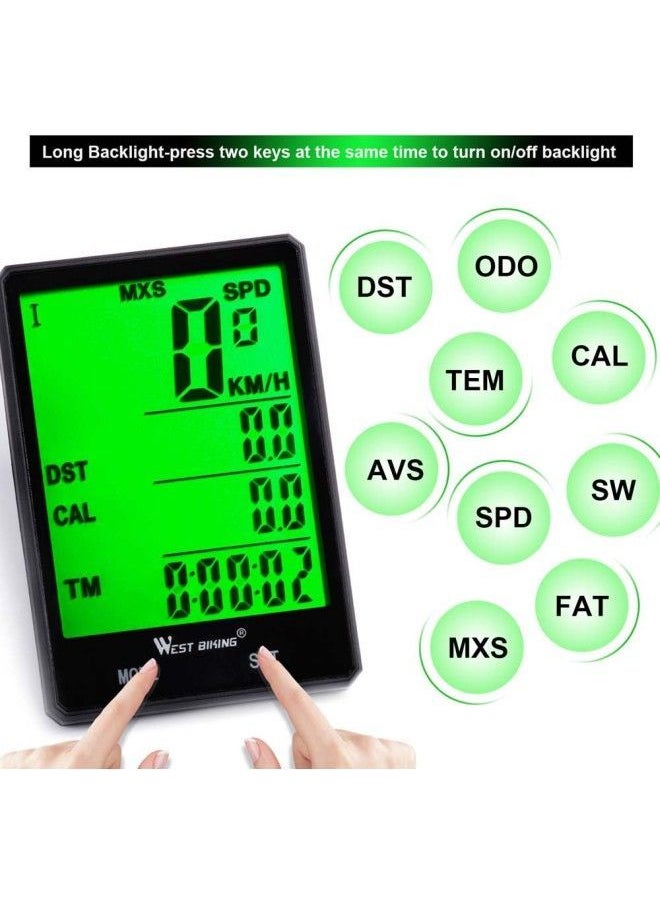 NIBEMINENT 11-Piece Bicycle Odometer Set  - Image 3