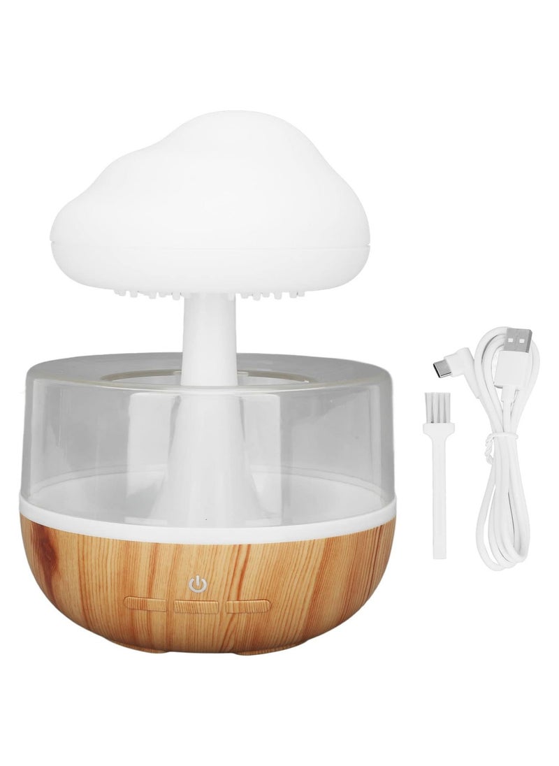 Rain Cloud Diffuser Water Drip Sound Rain Cloud Humidifier 450ml Essential Oil Diffuser with 7 Colors LED Lights,Nano Mist Essential Oil Diffuser & Humidifier for Home Office Room Kids Room & Home
