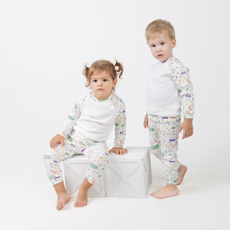 Sarebaby Comfort Series Unisex Baby Set Set of 3 Extra Soft 100% Cotton Special Twill Fabric  - Image 1