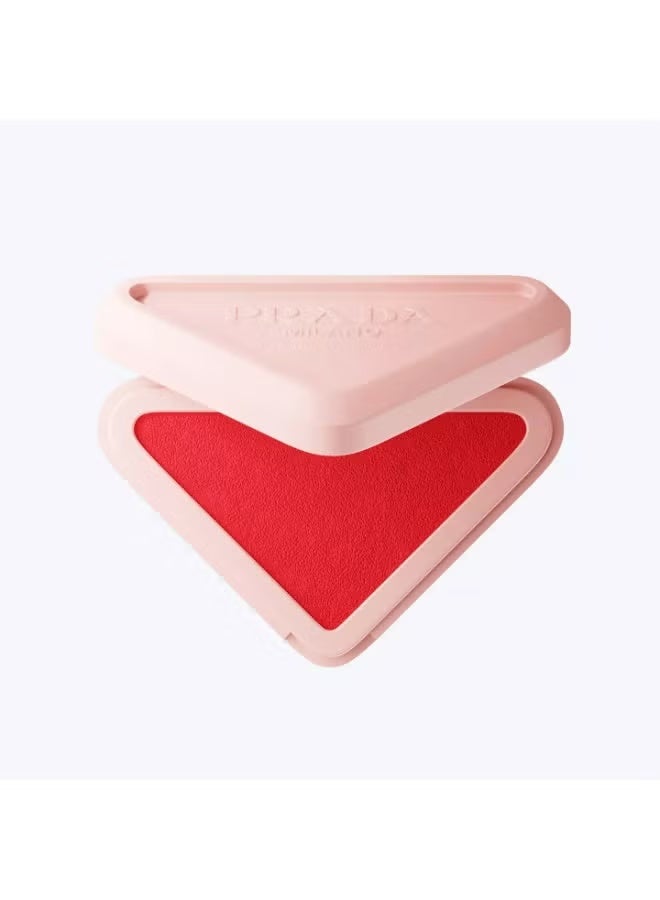 Prada Touch Cream-to-Powder Soft Blur Blush – R68 CHERRY 3.5g | Longwear Matte Cream Blush - Image 1
