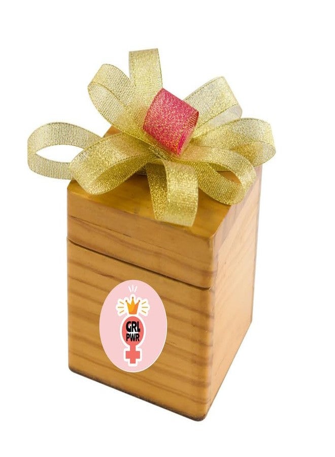 SLGIFT ملصقات فينيل SLGIFT بتصميم "قوة الفتيات"، ملصقات فينيل ذاتية اللصق، 54 قطعة، ملصقات دائرية 2 × 2 بوصة، 9 تصاميم فريدة، R011 - Image 5