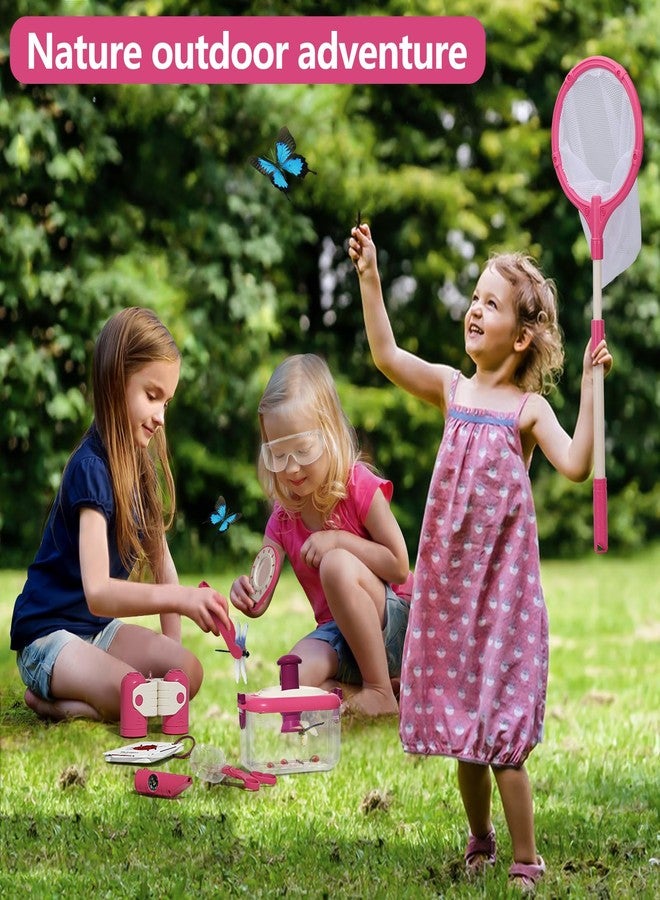 KOALA DIARY Children's Outdoor Adventure Kit,with Bug Catching Net, Explorer Compass with Whistle, Magnifying Glass Viewer, and Kids Binoculars, for Boys & Girls Ages 3+ - Image 3
