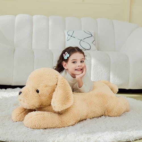 IKASA Giant Dog Labrador Stuffed Animal Plush ToyPuppy Big Large Jumbo Soft Toys30 Huge Size Cute Fluffy Plushy Oversized PlushieGifts for Kids - Image 5