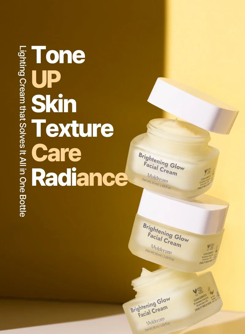 Muldream  Muldream Brightening Glow Facial Cream with AHA & Vitamin C  | Best Price UAE