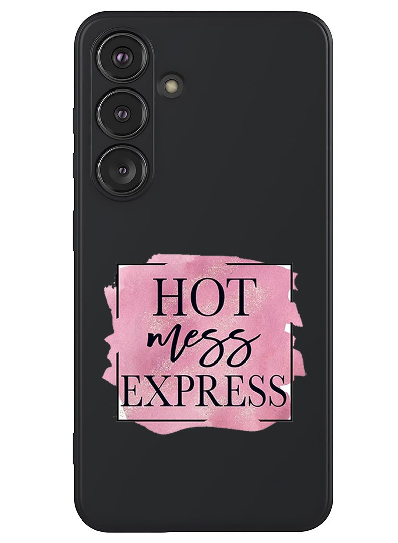 Theodor Protective Slim Fit Case Liquid Silicone Cover with Full Body Protection Anti-Scratch Shockproof Case For Samsung Galaxy S25 Plus (Black) - Hot mess express  - Image 1