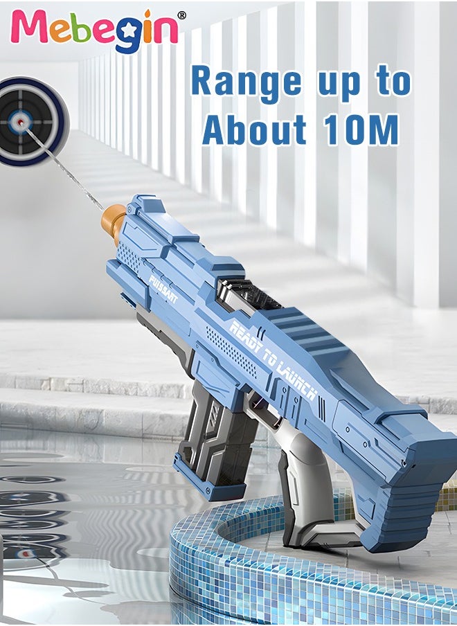 MEBEGIN 44cm Water Gun, Large Capacity Electric Water Gun, Water Pistol with Long Rang and 360ml Water Storage Capacity, Suitable for Swimming Pool Party, Family Fun, Camping and Outdoor Activities, Ideal Gift for Kids  - Image 3