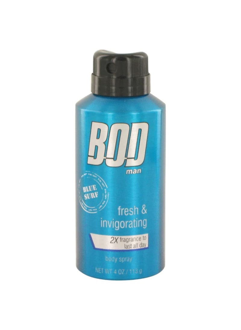 Parfums de Coeur - Parfums De Coeur Bod Man Blue Surf Body spray 4 oz for Men - Image 1