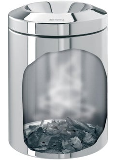 brabantia BRABANTIA Flame Guard Waste Paper Bin 7 litre  Brilliant Steel  - Image 3