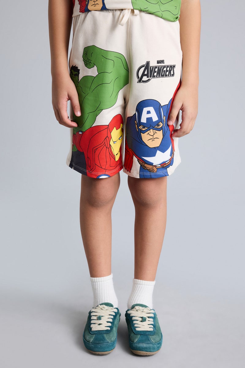 DeFacto Beige Boy 2 piece Regular Fit Avengers Set Casual - Image 5