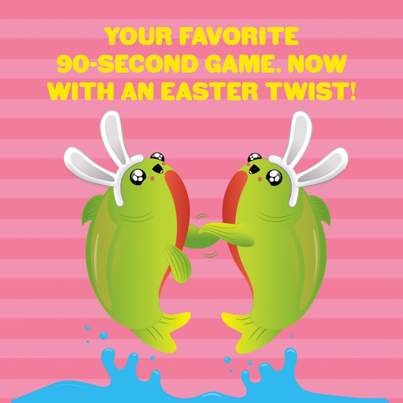 Exploding Kittens Hoppy Salmon 3-6 Players - Ages 6+ - 90 Second Rounds - Easy to Learn Quick Matching Card Game - Party Game, Family Game Night, Kid and Adult Card Game - Image 4