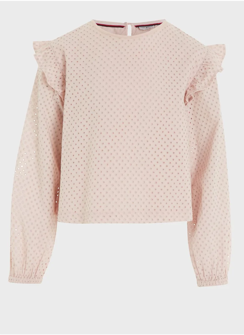TOMMY HILFIGER Youth Embroidery Top