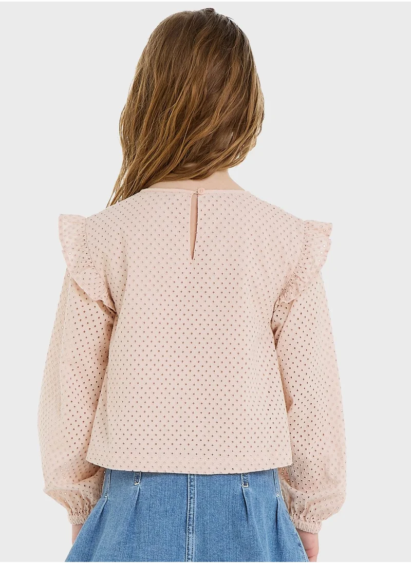 TOMMY HILFIGER Youth Embroidery Top