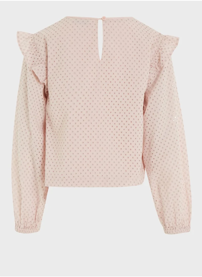 TOMMY HILFIGER Youth Embroidery Top