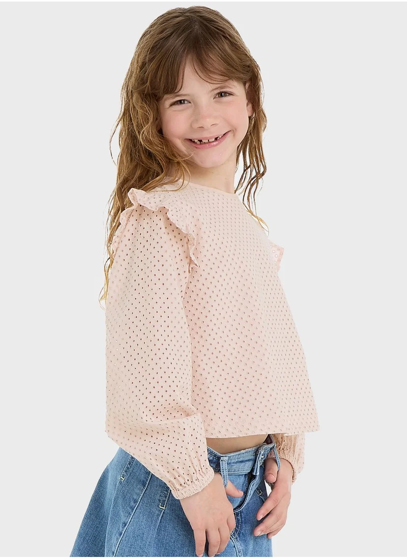 TOMMY HILFIGER Youth Embroidery Top