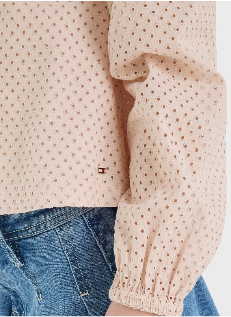 TOMMY HILFIGER Youth Embroidery Top