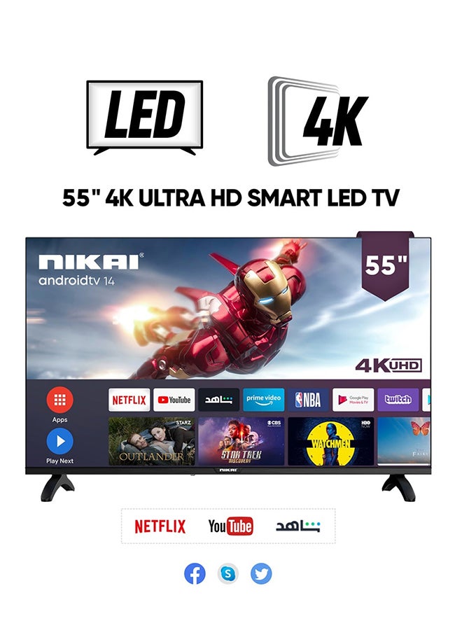 HUAWEI Mate XT Ultimate Design Triple Fold Dual SIM Black 16GB RAM 512GB + Keyboard + 1 year Huawei Care Plus + Nikai 55inch 4K UHD Smart LED TV - Middle East Version - Image 3