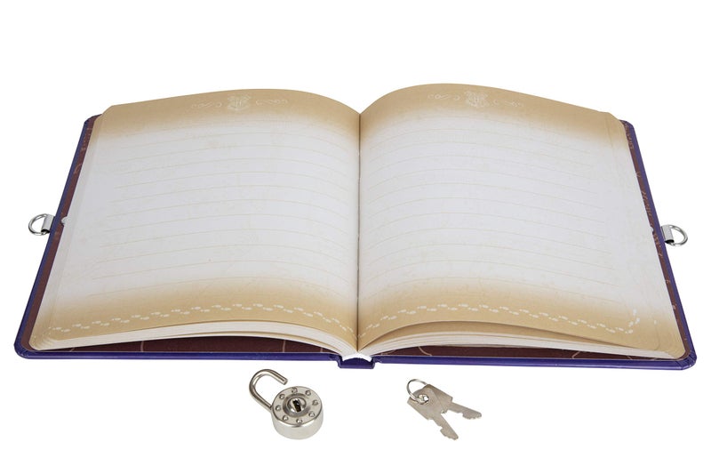 Harry Potter Marauder's Map Diary for Kids - Lock & Key Journal Notebook w/ 216 Lined Pages - Officially Licensed - Book & Movie Gift for Girls, Boys, Teens - 6+ - Image 4